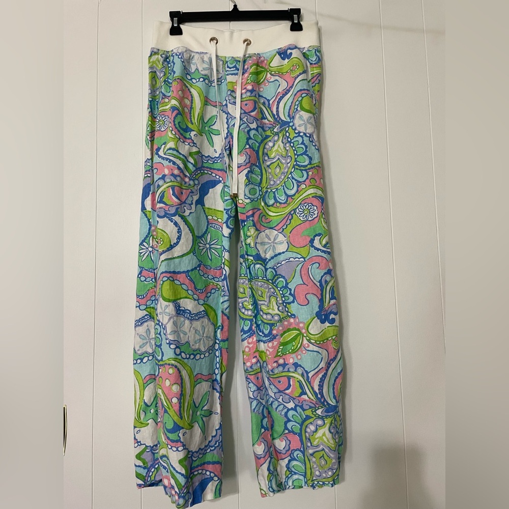 Lilly Pulitzer Linen The Beach Pant
